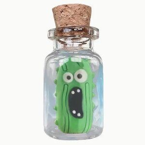 Emotional Support Pickle in a Jar Green